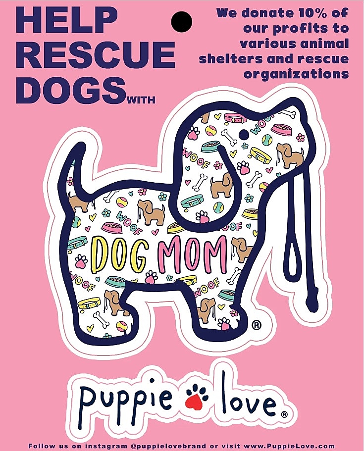 Puppie Love - Dog Mom Sticker